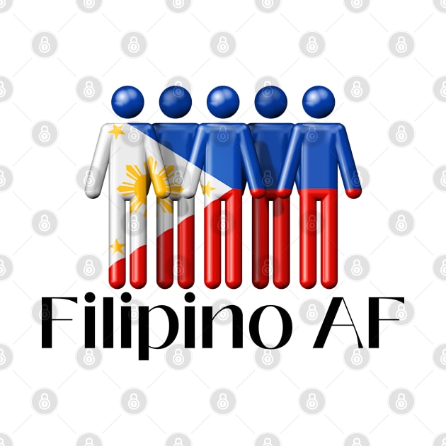 Filipino AF Philippines Pinoy Pride Philippines Flag by CatheBelan