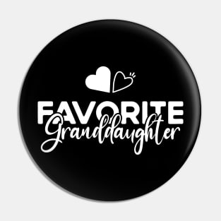 Favorite Granddaughter Pin