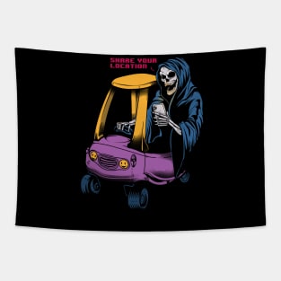 Grim reaper share your Location Tapestry