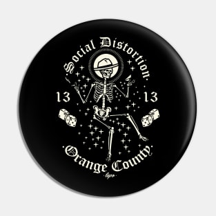 13 Social Distortion 13 Pin