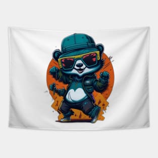 Hip-hop cute panda Tapestry