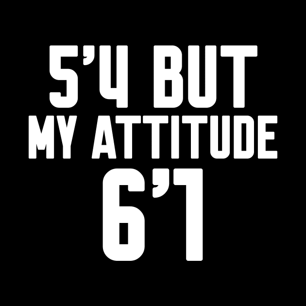 5'4 But My Attitude Is 6'1 by Work Memes