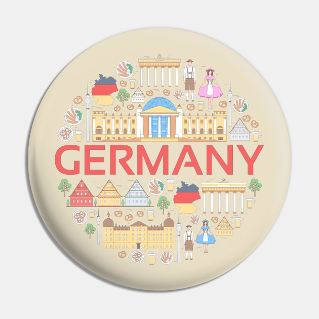 Germany concept Pin by Mako Design 