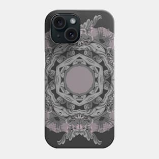 Skull Mandala Gothic Print Phone Case