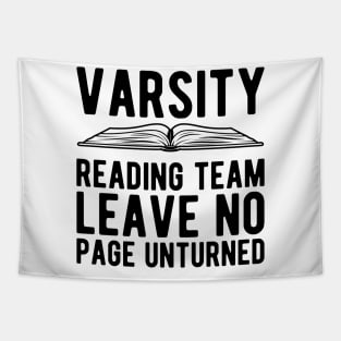 Reader - Varsity reading team leave no page unturned Tapestry