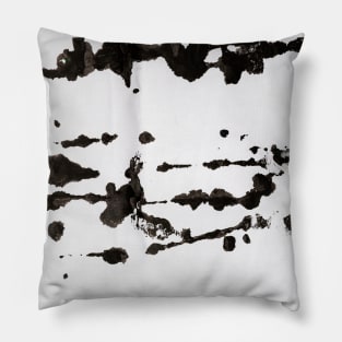 Black Ink Splatter Pillow