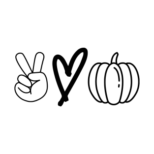 Peace love Pumpkin T-Shirt