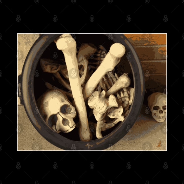 Caldron of bones. by someartworker