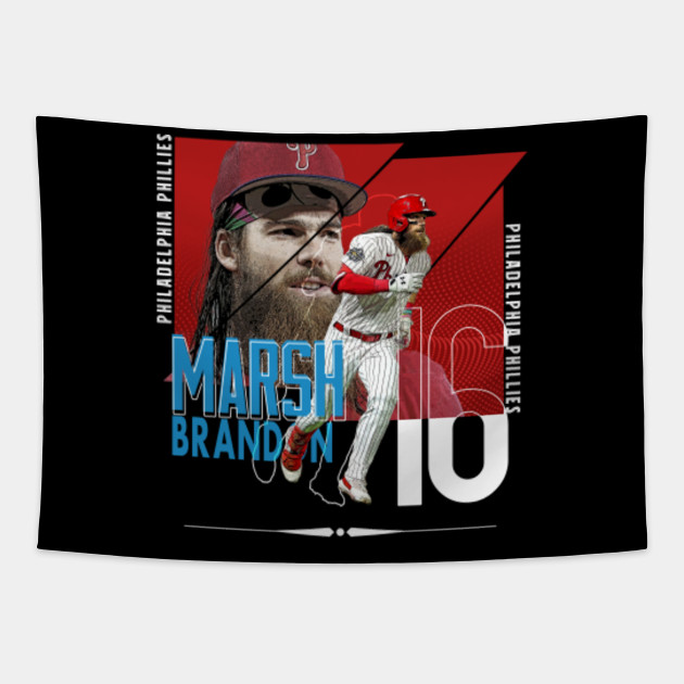 Rinkha Brandon Marsh Baseball Paper Poster Phillies 4 Kids T-Shirt