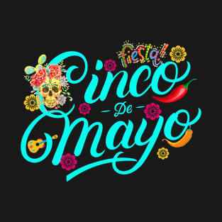 cinco de mayo, let's fiesta T-Shirt