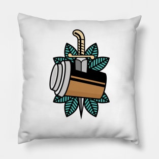 Coffee Tattoo Pillow