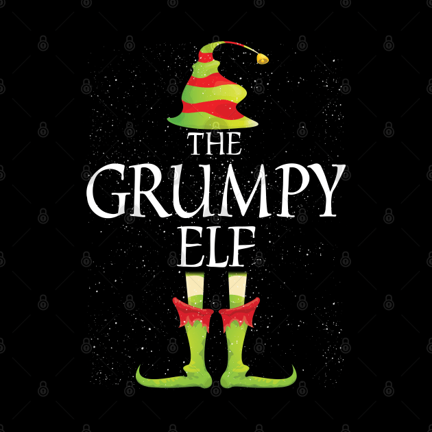 Grumpy Elf Family Matching Christmas Group Funny Gift by Davishasari