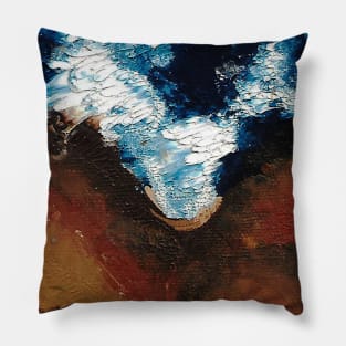 Abstract texture oil paint design Pillow