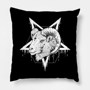 Satanic Pentagram Baphomet Pillow