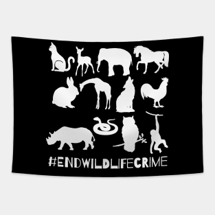 End Wildlife Crime Animal Conservation Climate Tapestry