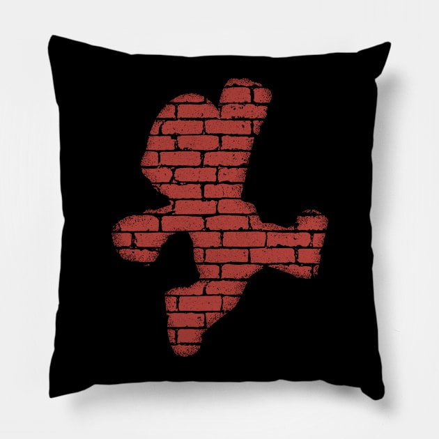 The Brick Breakers Pillow by eriksandisatresa