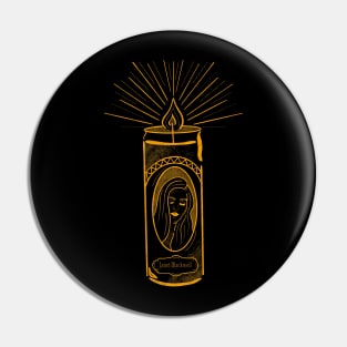 Janet Blackwell candle design merch Pin