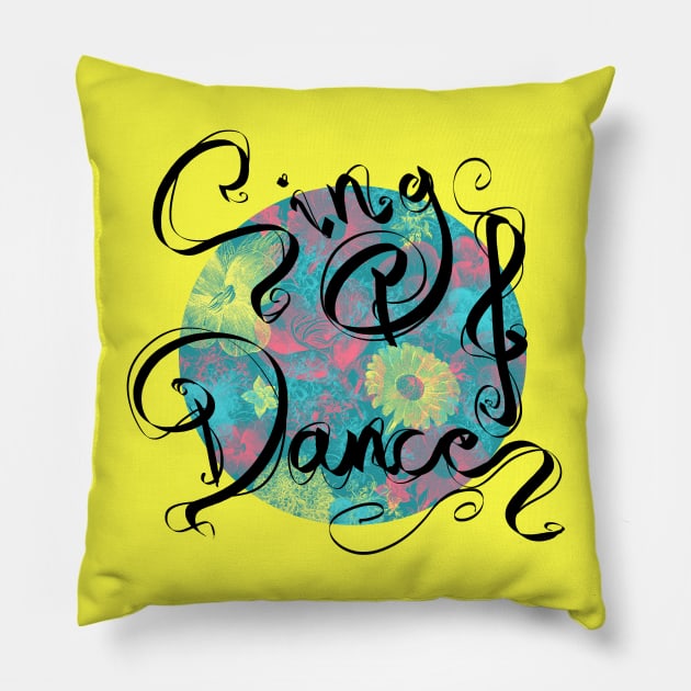 Sing and Dance Pillow by Memoalatouly