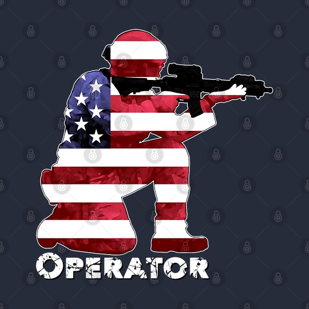 Operator - US Flag by blackphantasm