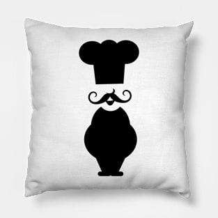 Kitchen chef character design Pillow