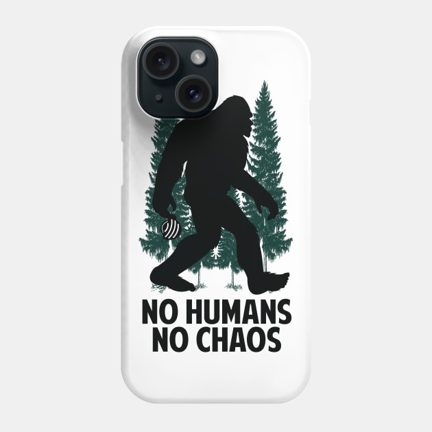 Bigfoot social distancing champion Phone Case by Tesszero