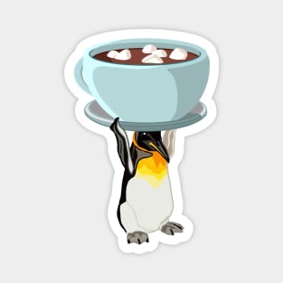 Penguin Cocoa Magnet