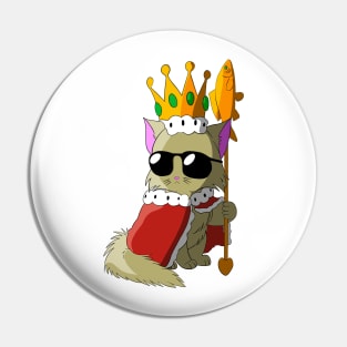 Cat King - Royal Kitty Pin