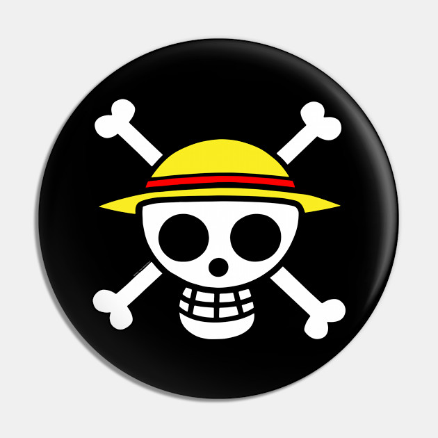 One Piece Live Action Version Pins Merry Color Skull Skeleton Luffy