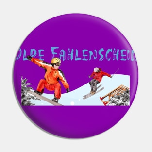 Skiing and snowboarding in Olpe Fahlenscheid Pin