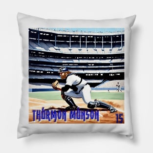 RIP Thurmon Munson Pillow