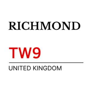 Postcode Richmond TW9 United Kingdom T-Shirt