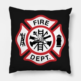 Fire Dept Maltese Cross Gifts Pillow