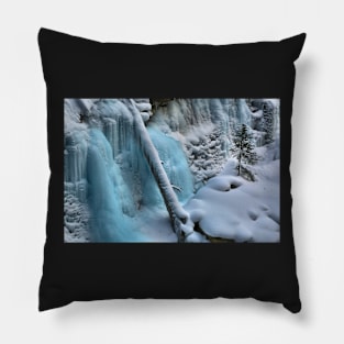 Icy Blue Log Pillow