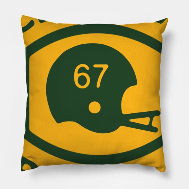 The Ice Bowl Game Pillow by Designs by TheGM 