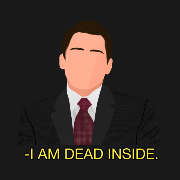 Office Michael Scott I Am Dead Inside Meme Fan Art by senaeksi