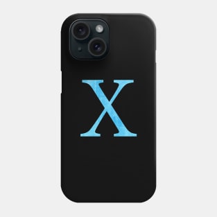 Blue X Phone Case