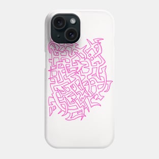 Pink Graffiti Phone Case