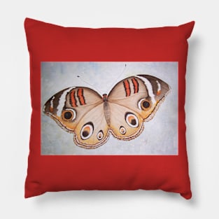 Butterfly Watercolour Painting Pillow