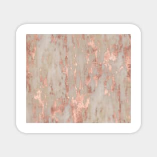 Rose gold Genoa marble Magnet