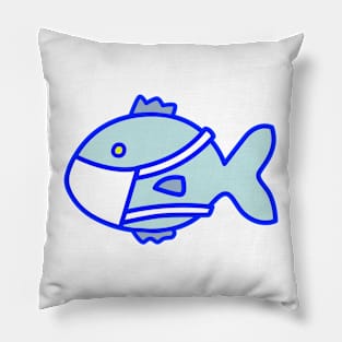 Fish mask Pillow