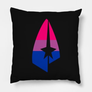 Pride Bisexual Treksphere Logo Pillow
