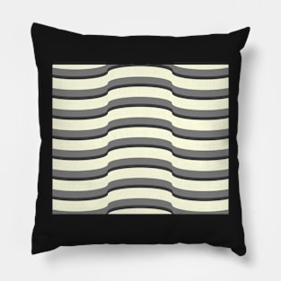 Op Art Palest Yellow 7632 Pillow