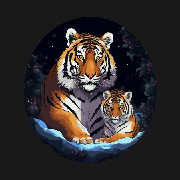 Siberian Tiger Fathers Day by JH Mart