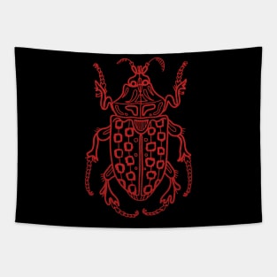 Red beetle Tapestry