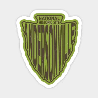 Andersonville National Historic Site name arrowhead Magnet