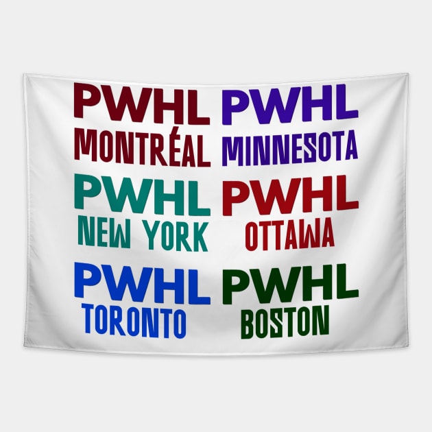 All PWHL MEMBERS Tapestry by thestaroflove