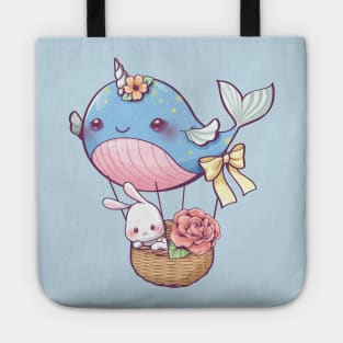 Flying Whale Is A Hot Air Balloon Tote