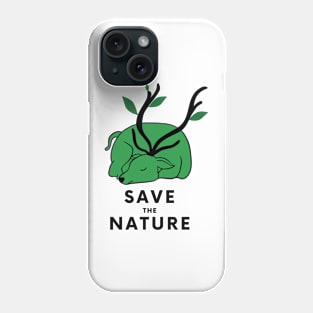 save the nature protect the animals Phone Case
