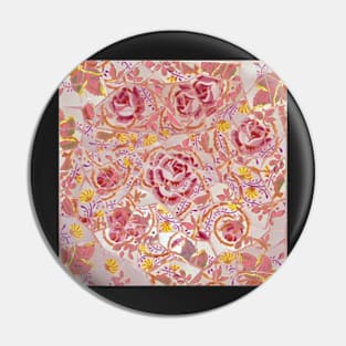 Pink Rose Mosaic Pin