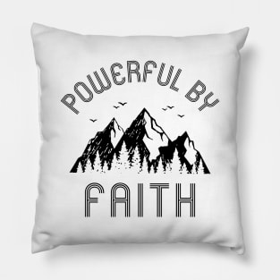 Powerful By Faith Pillow